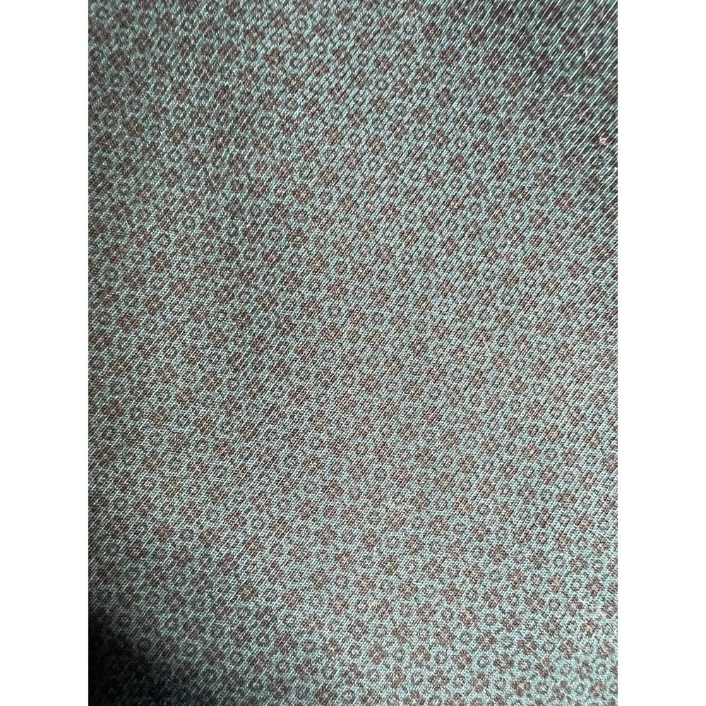 Banana Republic Mens 32x30 (34x28.5) Aiden Chino Pants Teal Blue Micro Print Dot
